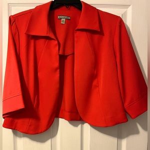 Maya Brooke NWOT burnt orange cute jacket